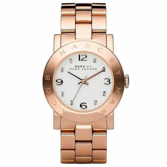 Marc by Marc Jacobs MBM3077 Rose Gold Stainless Steel Bangle Women's Watch - Picture 1 of 13